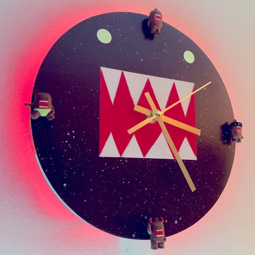 DOMO Snowfall LED Wall Clock - Picture 6 of 9